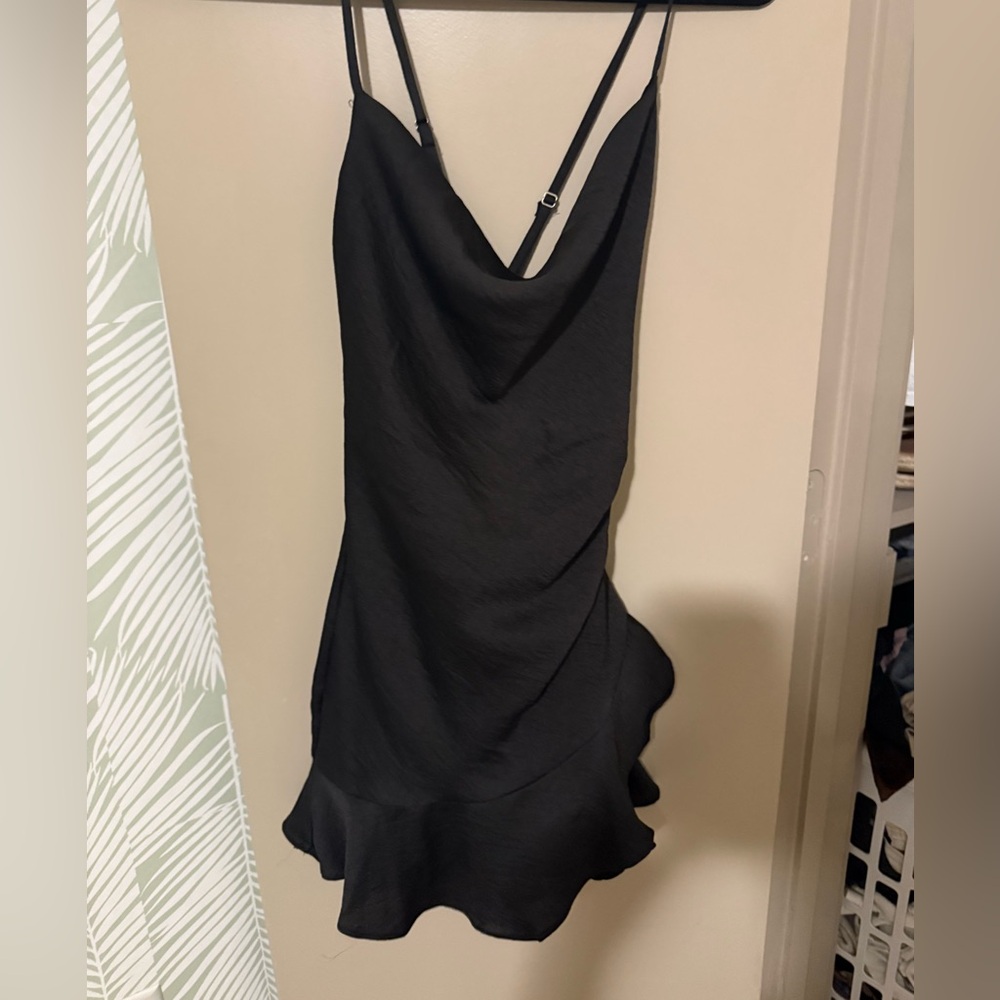 Cotton Candy Black Dress